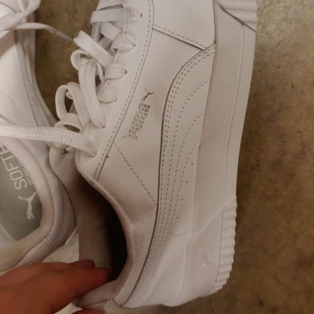 PUMA Women Sneaker Shoes Vikky V2 --White - Picture 6 of 10